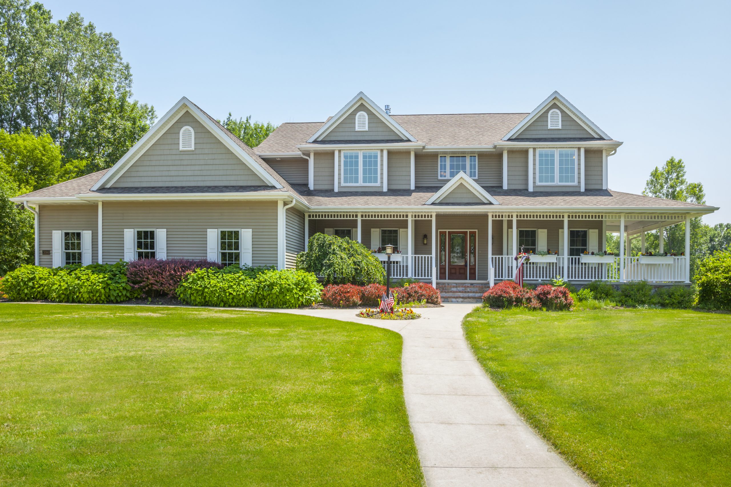 Idyllic Home With Covered Porch